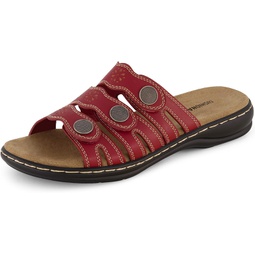 CUSHIONAIRE Womens Barret comfort sandal with +Comfort Foam and Wide Widths Available