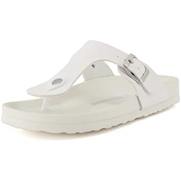 CUSHIONAIRE Womens Louie soft footbed Sandal with +Comfort