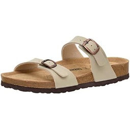 CUSHIONAIRE Womens Liam Cork footbed Sandal with +Comfort