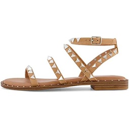 CUSHIONAIRE Womens Triana Studded Ankle strap sandal with Memory Foam