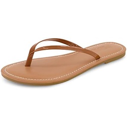 CUSHIONAIRE Womens Cora Flat Flip Flop Sandal with +Comfort