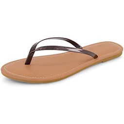 CUSHIONAIRE Womens Cora Flat Flip Flop Sandal with +Comfort