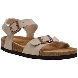 CUSHIONAIRE Womens Lauri Cork footbed Sandal with +Comfort
