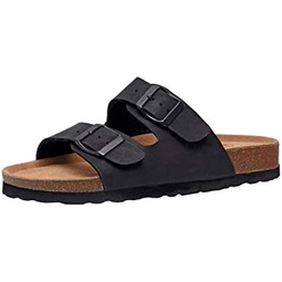 CUSHIONAIRE Womens Lane Cork Footbed Sandal with +Comfort