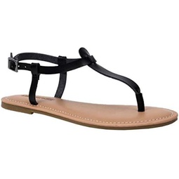 CUSHIONAIRE Womens Clea Flat Sandal with +Comfort