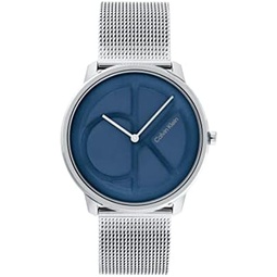 Calvin Klein CK Iconic - Mens and Womens Quartz Wristwatch - Stainless Steel Bracelet - Water Resistant 3 ATM/30 Meters - Premium Fashion Timepiece for Every Occasion - 32mm 35mm 4