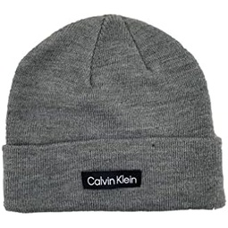 Calvin Klein Men`s Logo Cuff Beanie