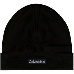 Calvin Klein Men`s Logo Cuff Beanie
