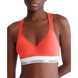 Calvin Klein Womens Modern Cotton Padded Bralette QF1654