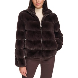 Womens Faux-Fur Coat