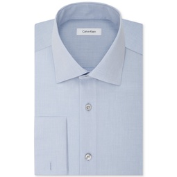 Mens Classic-Fit Non-Iron Performance French Cuff Dress Shirt