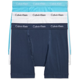 Mens 3-Pack Cotton Stretch Boxer Briefs Underwear