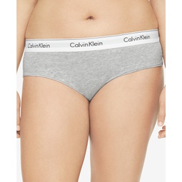 Plus Size Modern Cotton Logo Hipster Underwear QF5118