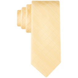 Mens Etched Windowpane Tie