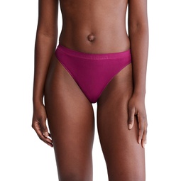 Womens Bonded Flex Mid-Rise Thong Underwear QD3958