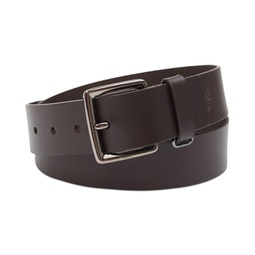 Mens Leather Belt with Keeper Ring