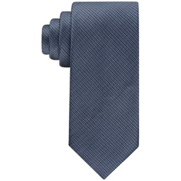Mens Stitch Solid Textured Tie