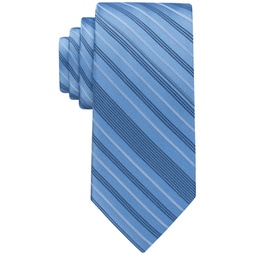 Mens Linear Stripe Tie