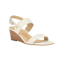 Womens Kayor Strappy Open Toe Wedge Sandals
