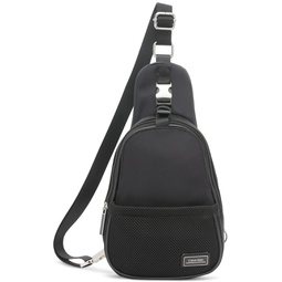 Jessie Nylon Front Buckle Sling with Mesh Pocket