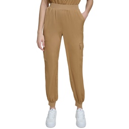 Womens Pull-On Cargo Jogger Pants