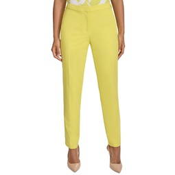 Petite Lux Highline Tab-Waist Pants