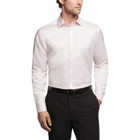 Refined Cotton Stretch Mens Slim Fit Dress Shirt