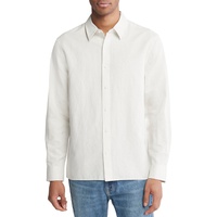 Mens Classic-Fit Textured Button-Down Shirt