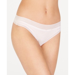 Striped-Waist Thong Underwear QD3670