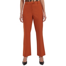 Petite High Rise Straight Leg Pants