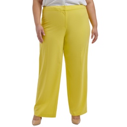 Plus Size Lux Highline Tab-Waist Pants