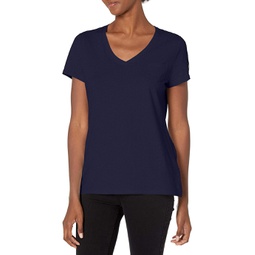 Womens Calvin Klein Short Sleeve Cropped Logo T-Shirt