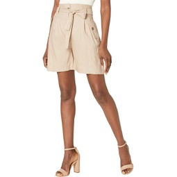 Calvin Klein Shorts with Button Detail and Belt