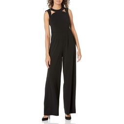 Womens Calvin Klein Sleeveless Jumpsuit with Cut Outs