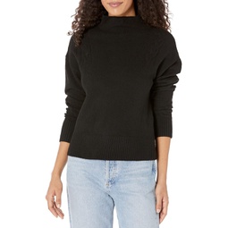 Womens Calvin Klein Cowl Cable Shoulder Long Sleeve