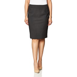 Womens Calvin Klein Straight Fit Suit Skirt (Regular and Plus Sizes)