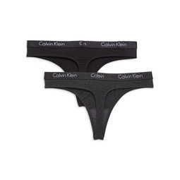 2-Pack Stretch Cotton Thongs