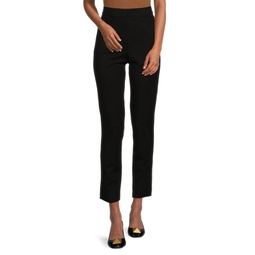 Solid High Rise Pants