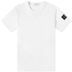 Calvin Klein Monogram Sleeve Badge Tee Bright White