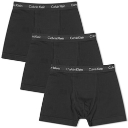 Calvin Klein 3 Pack Trunk Black