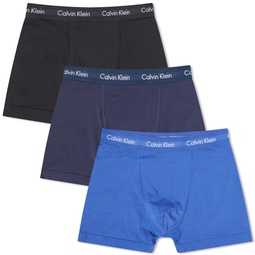 Calvin Klein Trunk 3 Pack Blue, Navy & Black