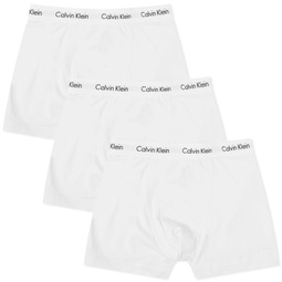 Calvin Klein 3 Pack Trunk White