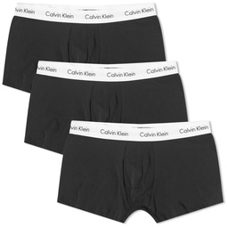 Calvin Klein Low Rise Trunk - 3 Pack Black & White