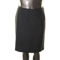 womens heathered lined pencil skirt