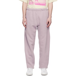 Purple Relaxed-Fit Lounge Pants 222824M190004