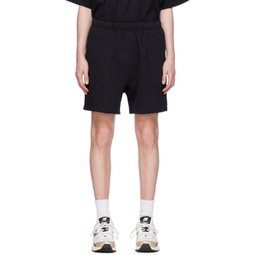 Black Relaxed Shorts 231824M193000