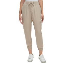 Womens Pull-On Cargo Ankle Joggers