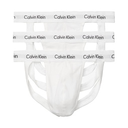Mens Calvin Klein Underwear Cotton Stretch Jock Strap 3-Pack