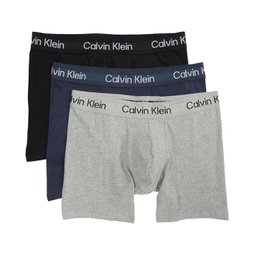 Mens Calvin Klein Underwear Khakis Cotton Stretch Boxer Brief 3-Pack