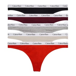Womens Calvin Klein Underwear Carousel 5-Pack Thong